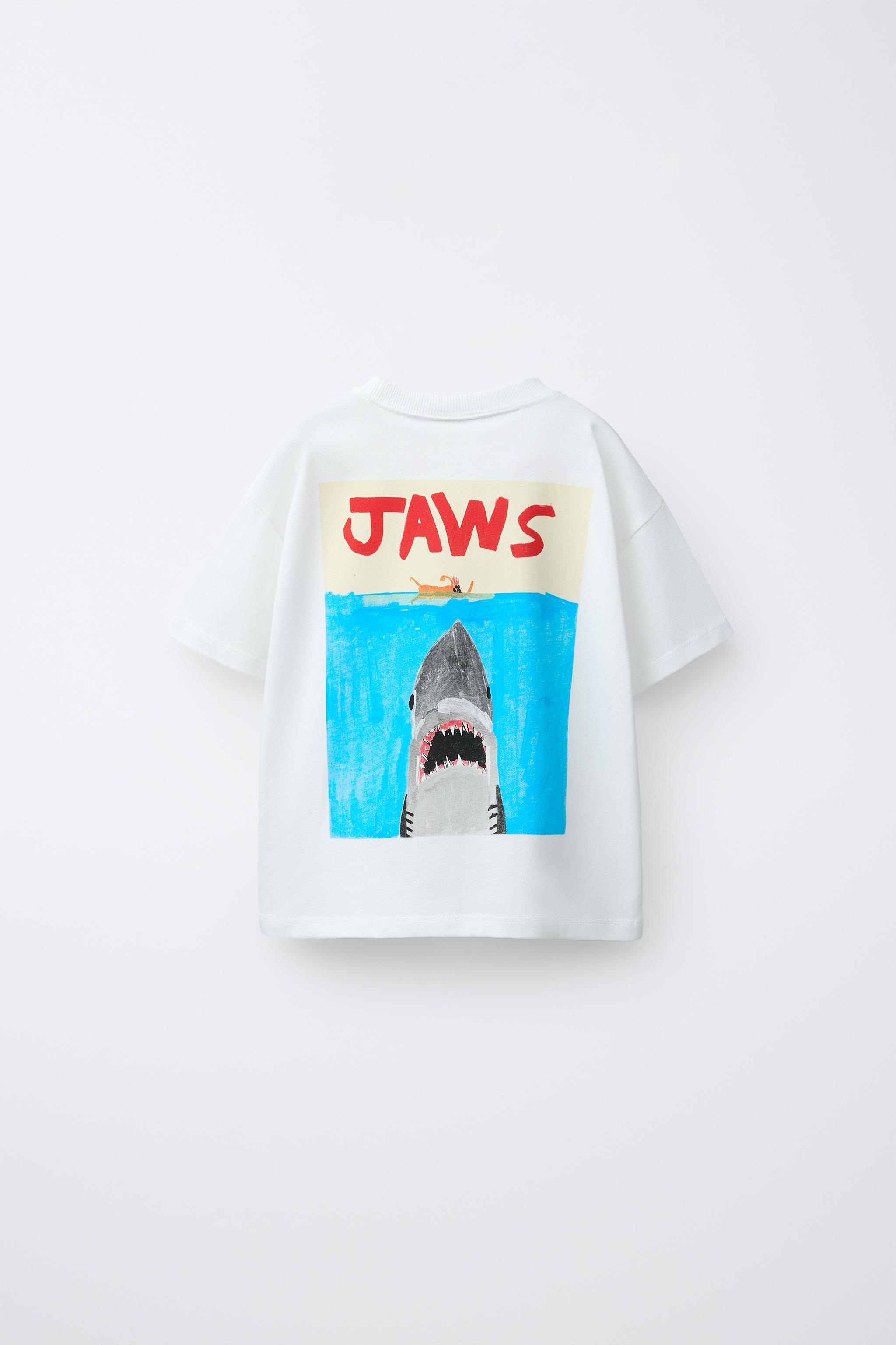 T-SHIRT ILLUSTRATION JAWS © X DYLAN´S CLUB ZARA
